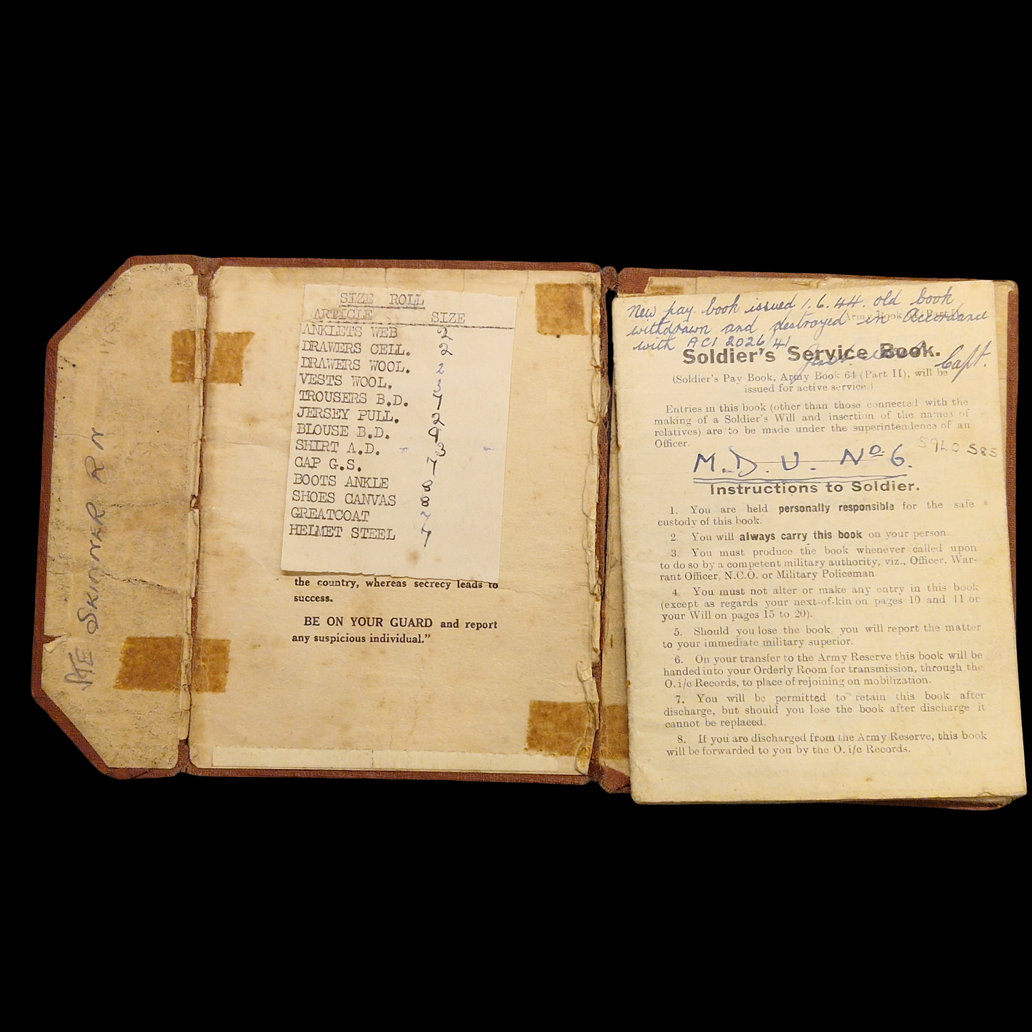 103 Field Bakery, Royal Army Service Corps WW2 British Medal Group A.C.C. from Didcot