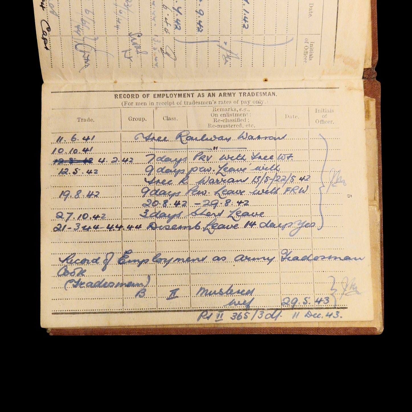 103 Field Bakery, Royal Army Service Corps WW2 British Medal Group A.C.C. from Didcot