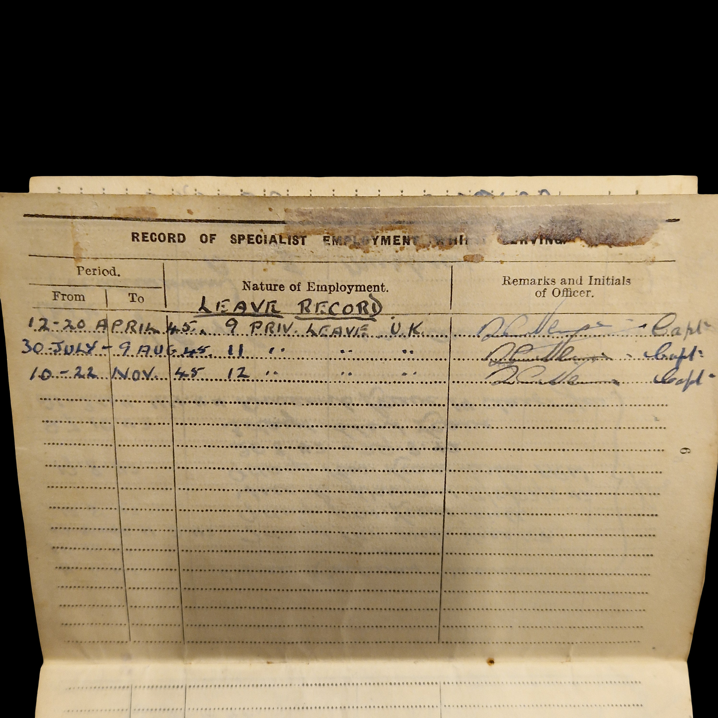 103 Field Bakery, Royal Army Service Corps WW2 British Medal Group A.C.C. from Didcot