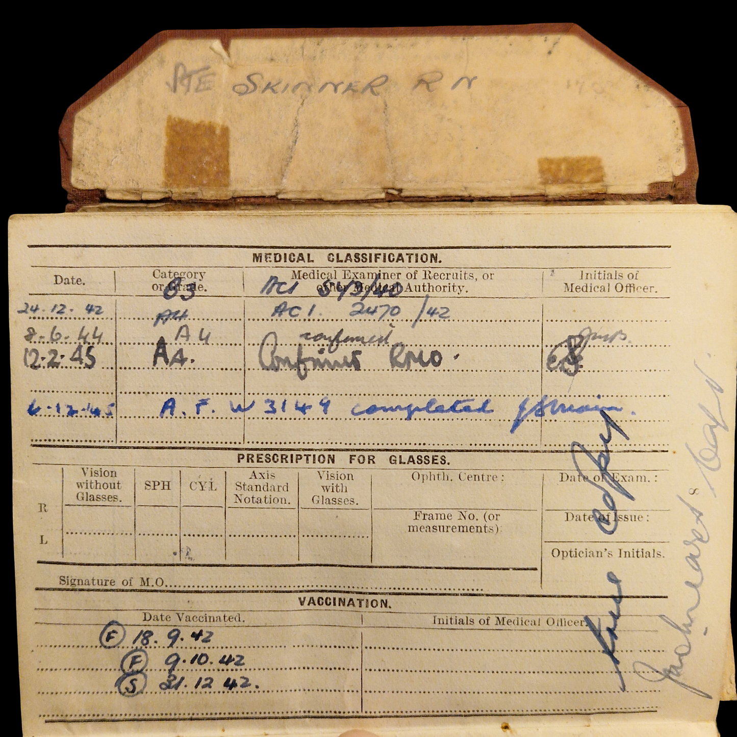 103 Field Bakery, Royal Army Service Corps WW2 British Medal Group A.C.C. from Didcot