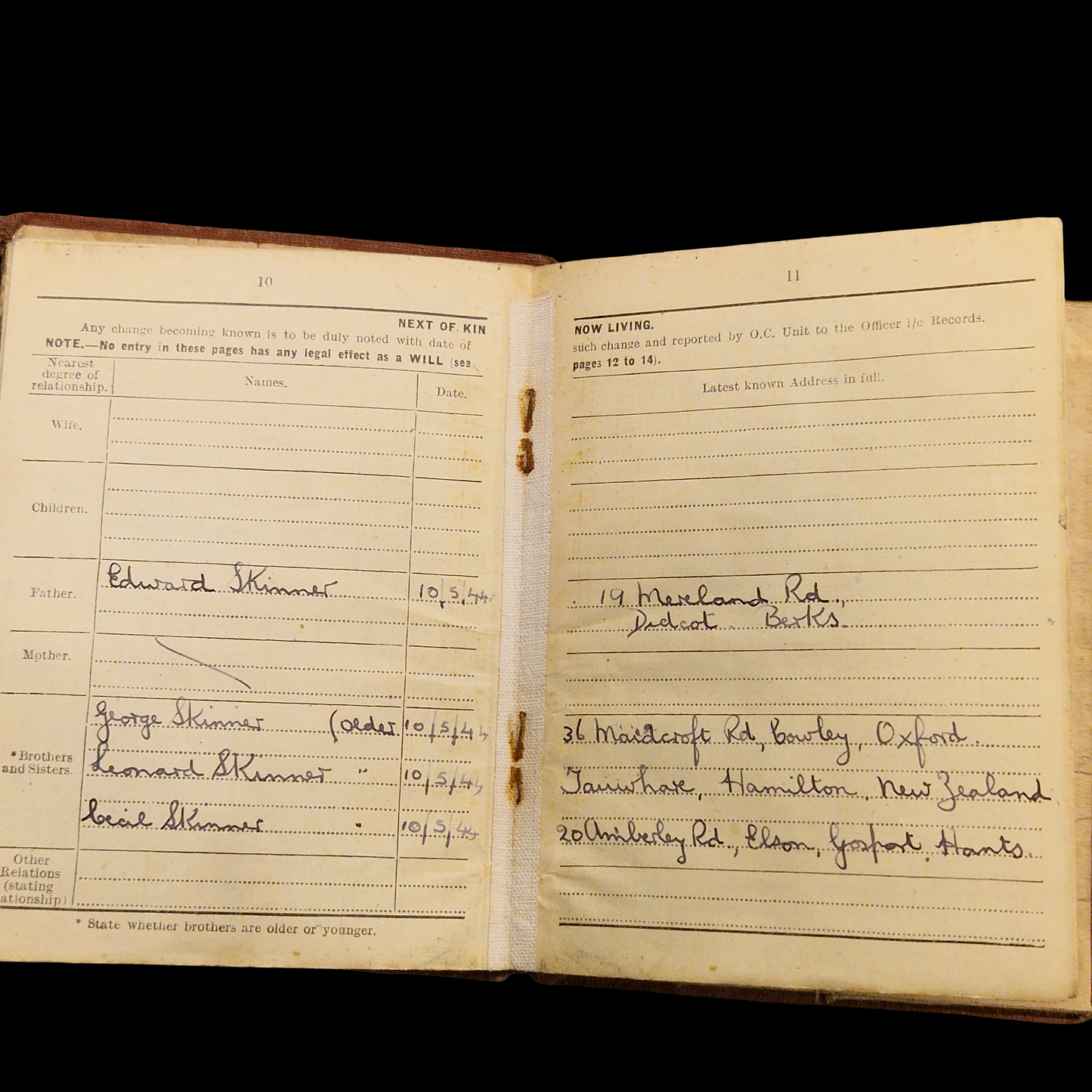 103 Field Bakery, Royal Army Service Corps WW2 British Medal Group A.C.C. from Didcot