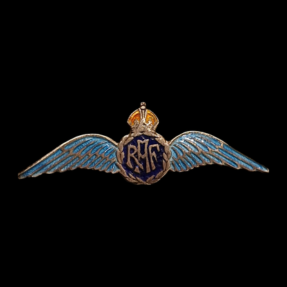 WW2 British Silver Royal Air Force Sweetheart Brooch Badge