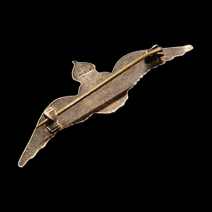 WW2 British Silver Royal Air Force Sweetheart Brooch Badge
