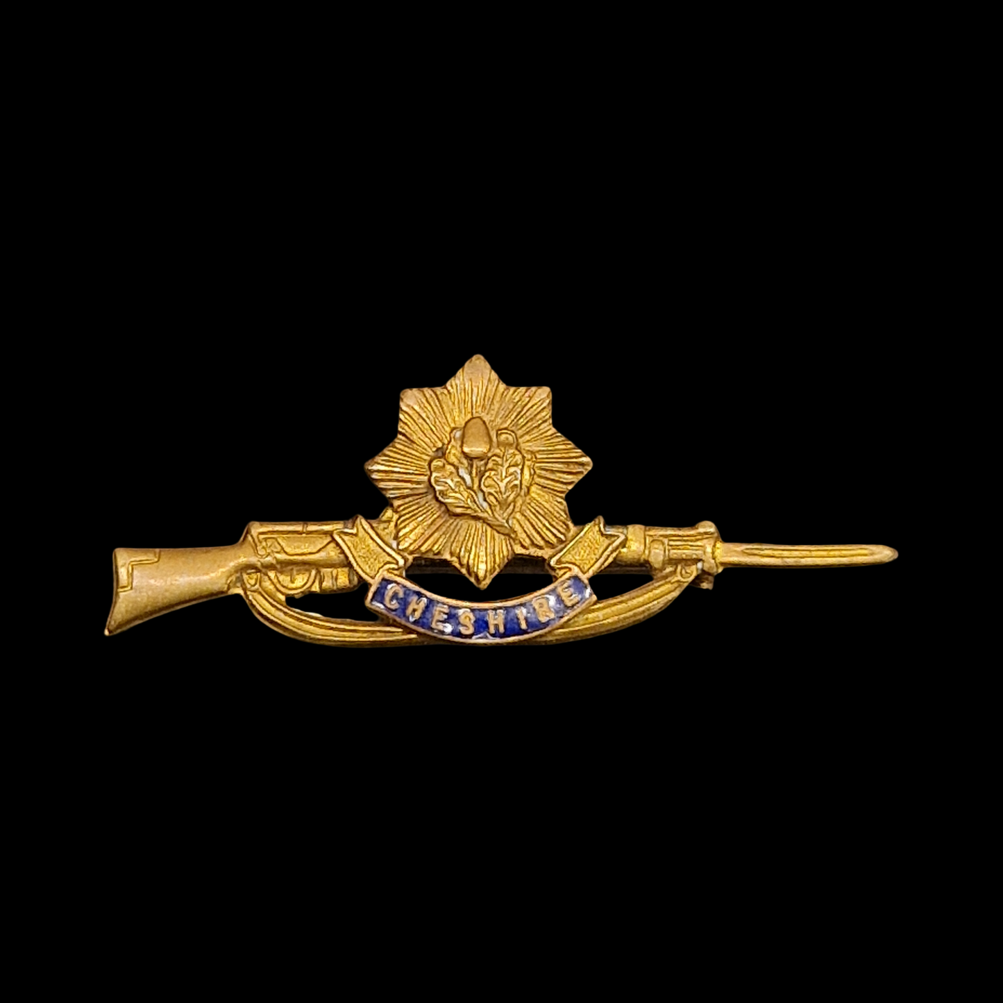 WW1 British Cheshire Regiment Sweetheart / Pin Badge