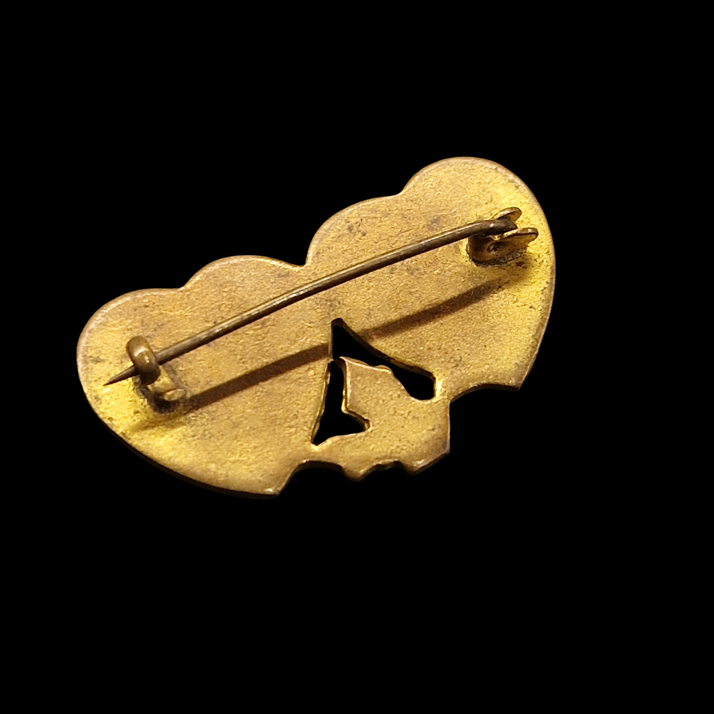 WW2 British Royal Air Force Two Hearts Sweetheart Pin