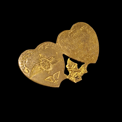 WW2 British Royal Air Force Two Hearts Sweetheart Pin