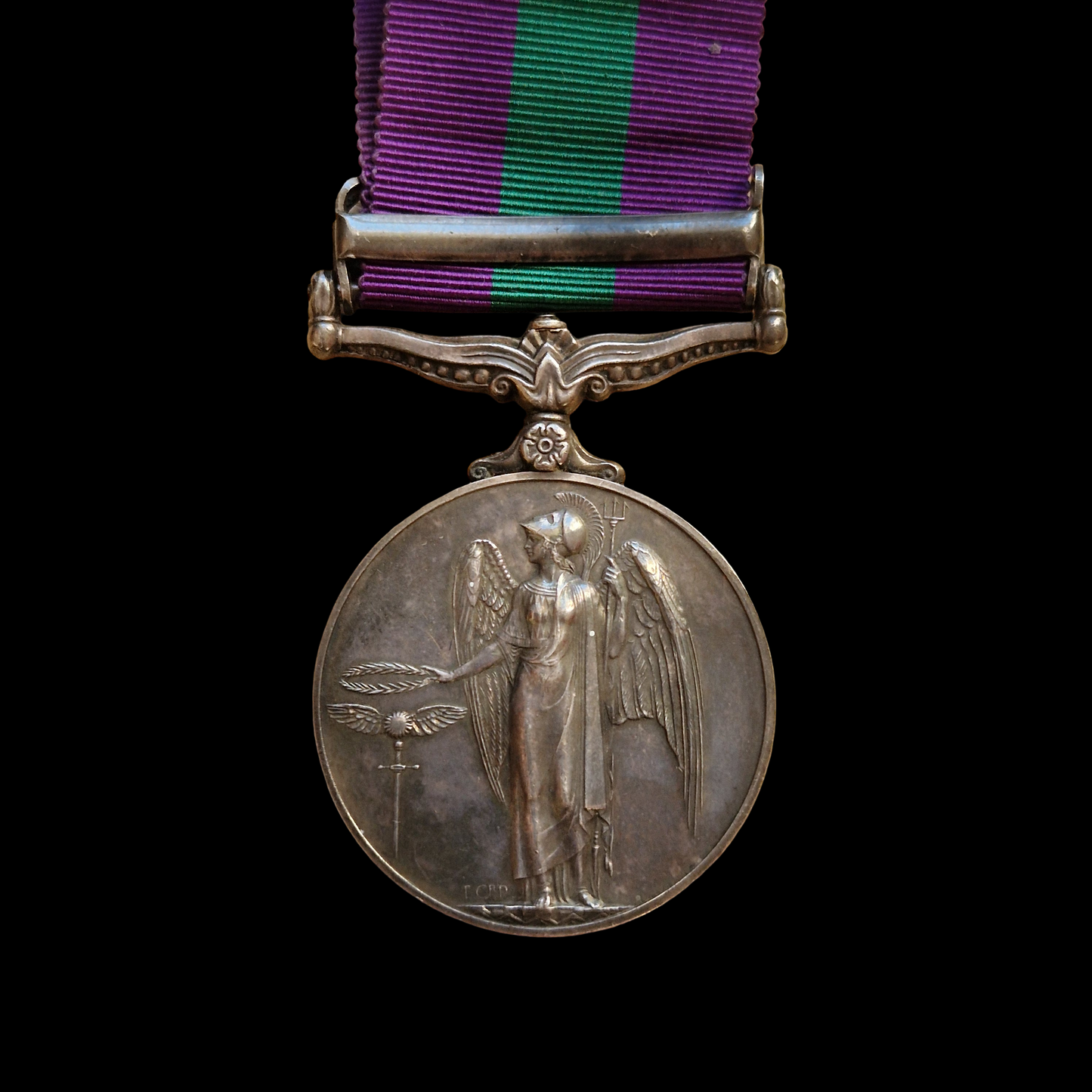 General Service Medal 1918–62 Cyprus Clasp - Private J. M. Crossley, Royal Army Pay Corps