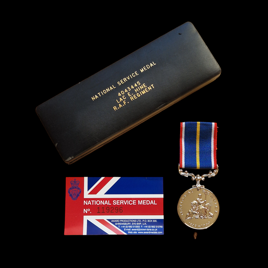 National Service Commemorative Medal – R.A.F. Regiment Royal Air Force