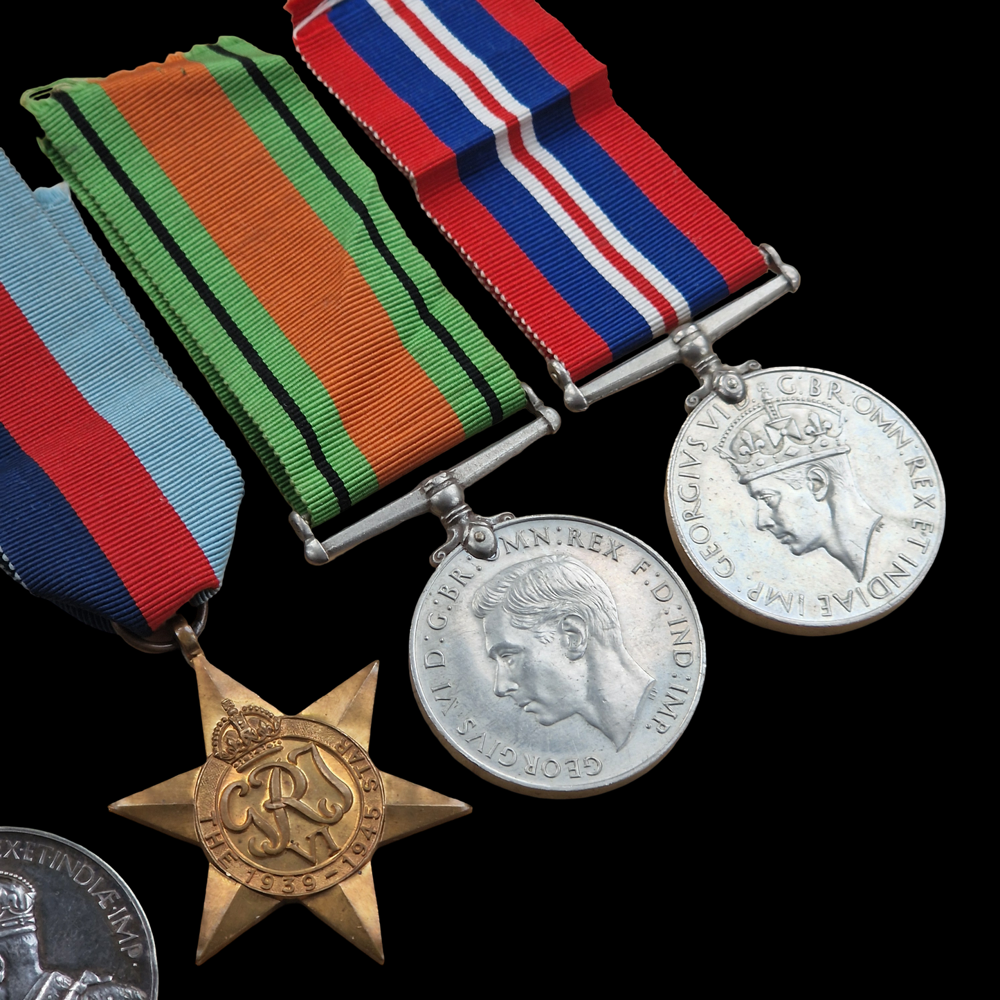 Oxfordshire and Buckinghamshire Light Infantry WW2 Medal Group Sgt. Accidentally Killed 1943