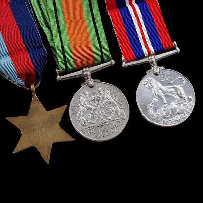 Oxfordshire and Buckinghamshire Light Infantry WW2 Medal Group Sgt. Accidentally Killed 1943