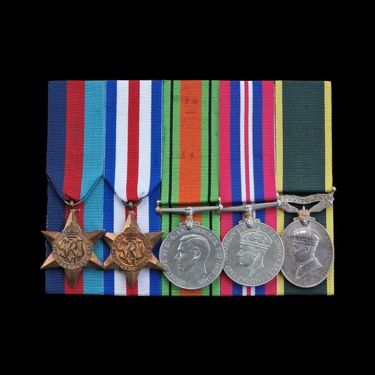 Royal Electrical and Mechanical Engineers WIA 1945 WW2 British Medal Group REME