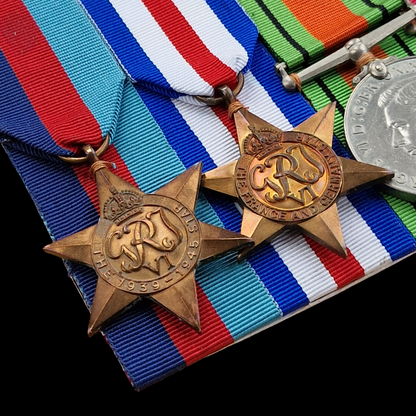 Royal Electrical and Mechanical Engineers WIA 1945 WW2 British Medal Group REME