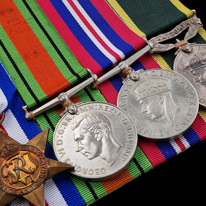 Royal Electrical and Mechanical Engineers WIA 1945 WW2 British Medal Group REME