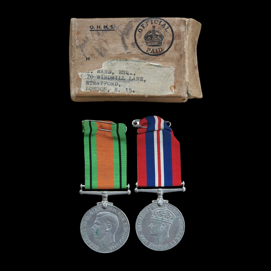 Royal Air Force WW2 British Medal Defence War Medals Stratford London