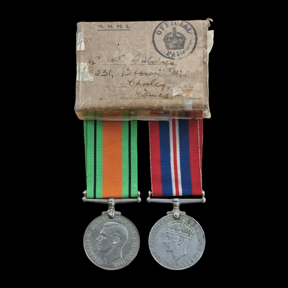 Royal Navy WW2 British Medal Defence War Medals Chorley Lancashire
