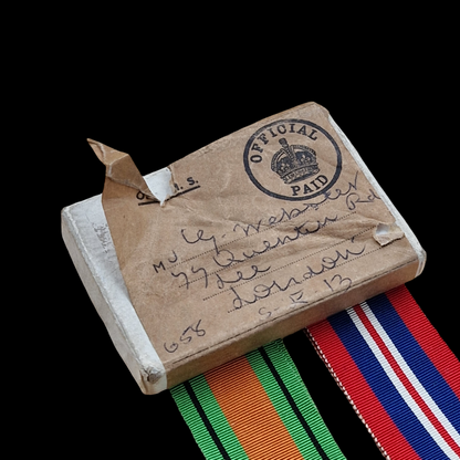 WW2 British Medal Defence War Medals Webster from Lee, London