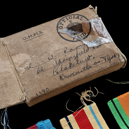 Coast Artillery Regiment Royal Artillery WW2 Medal Group 8th Army North Africa from Newcastle