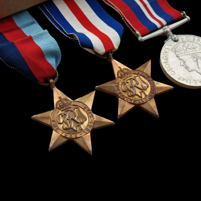 25th Field Regiment, Royal Artillery WW2 British Medal Group from Macclesfield