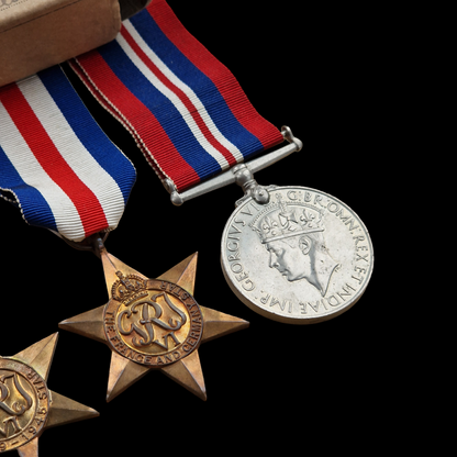 25th Field Regiment, Royal Artillery WW2 British Medal Group from Macclesfield