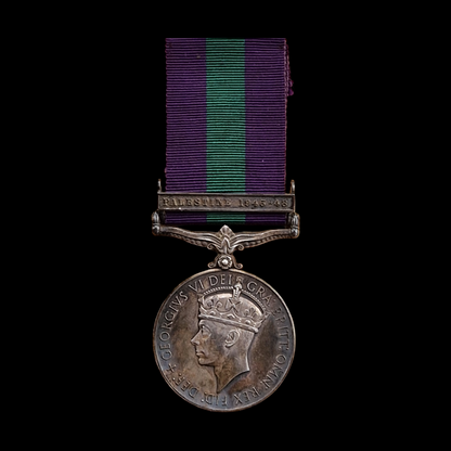 British General Service Medal Palestine 1945–48 Clasp, Cpl. Dean, Royal Army Ordnance Corps