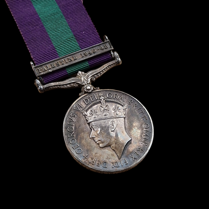 British General Service Medal Palestine 1945–48 Clasp, Cpl. Dean, Royal Army Ordnance Corps