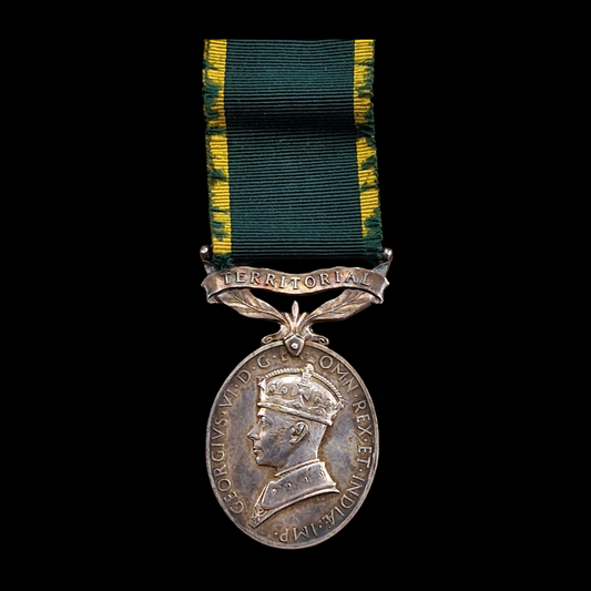 Coast Artillery and Searchlight Regiment Royal Artillery WW2 British Territorial Efficiency Medal
