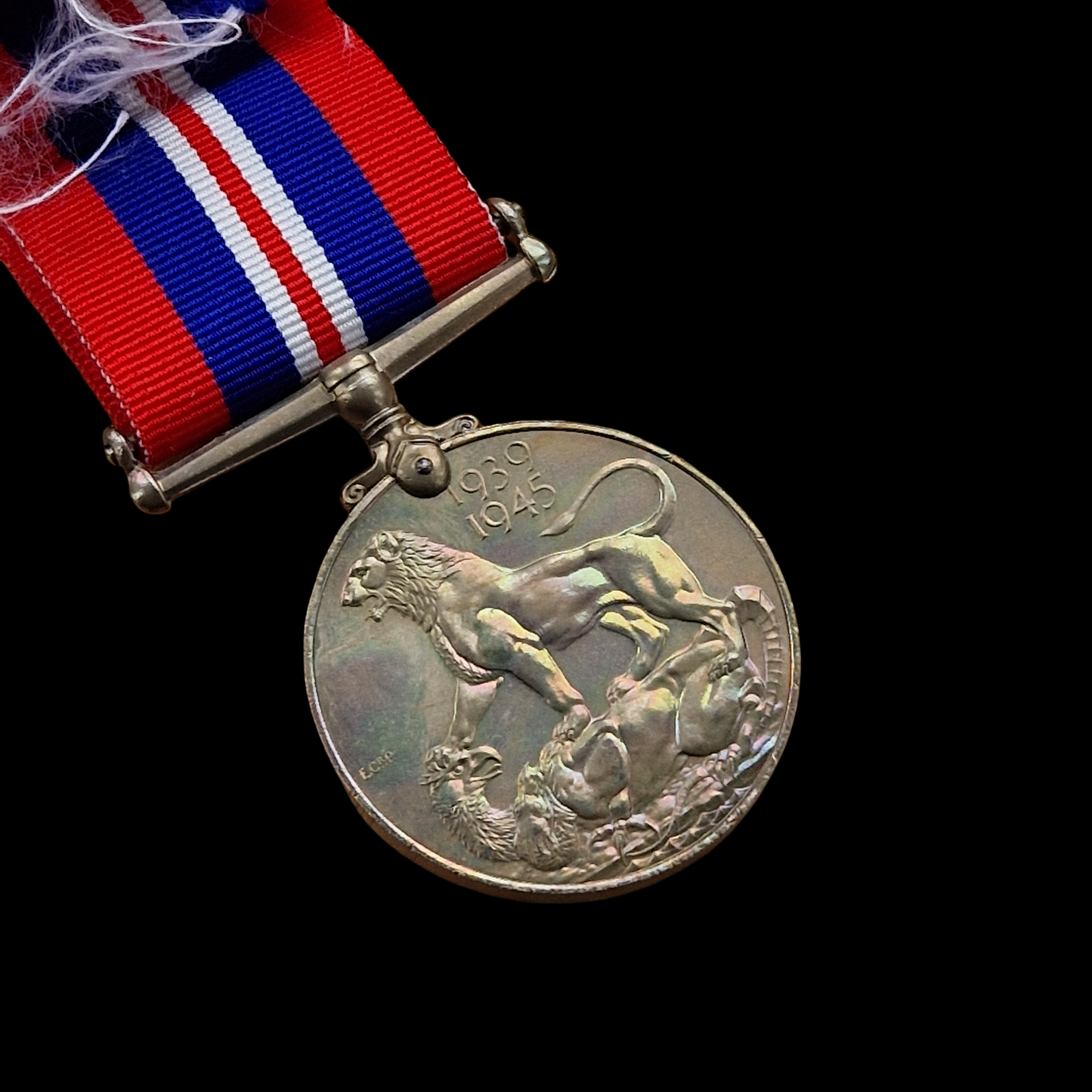 WW2 British War Medal 1939–45 to a Woman - Mrs Court, Hall Green, Birmingham
