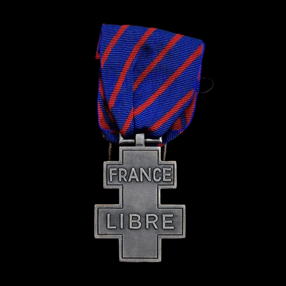 WW2 France Libre French Medal Voluntary Service Free France 1940-1945