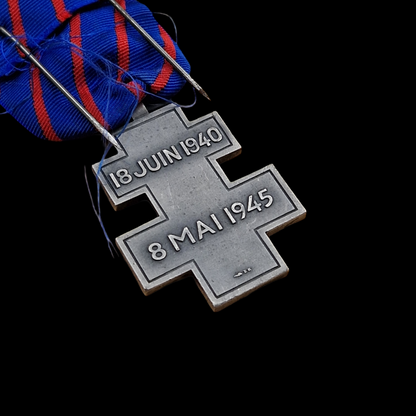 WW2 France Libre French Medal Voluntary Service Free France 1940-1945