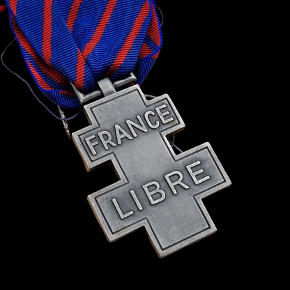 WW2 France Libre French Medal Voluntary Service Free France 1940-1945