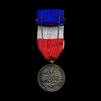 HONNEUR TRAVAIL 労働勲章　メダル　銀　フランス French Medal of Honour of Labour (Medaille D'Honneur du Travail