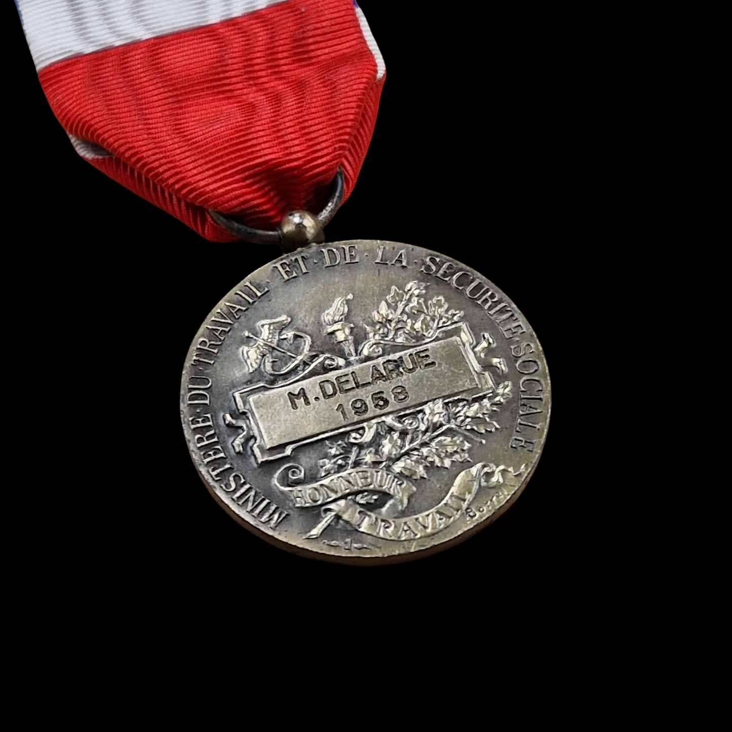 French Medal of Honour of Labour (Medaille D'Honneur du Travail) in Box