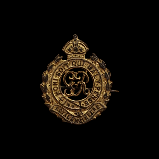 WW1 British Royal Engineers Lapel Pin Badge GV