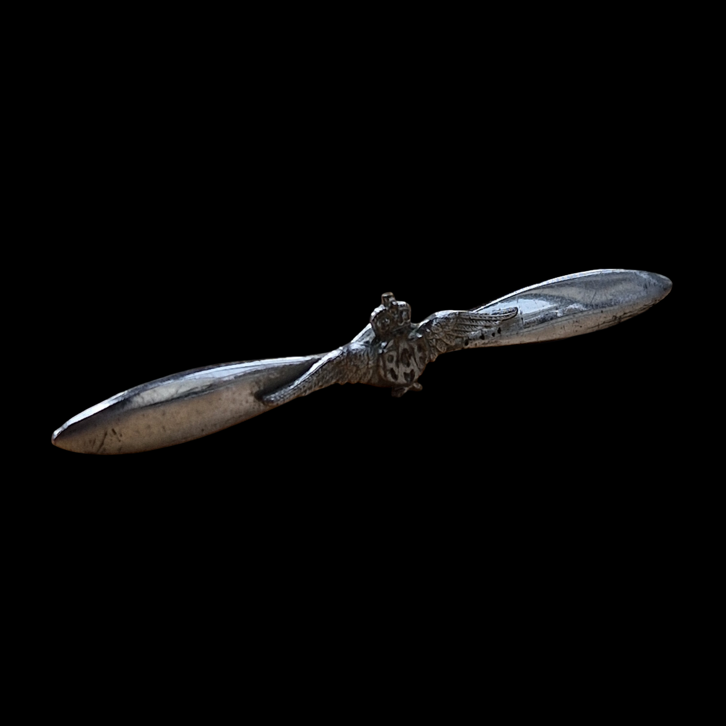 WW2 Royal Air Force Tie Pin Badge King's Crown