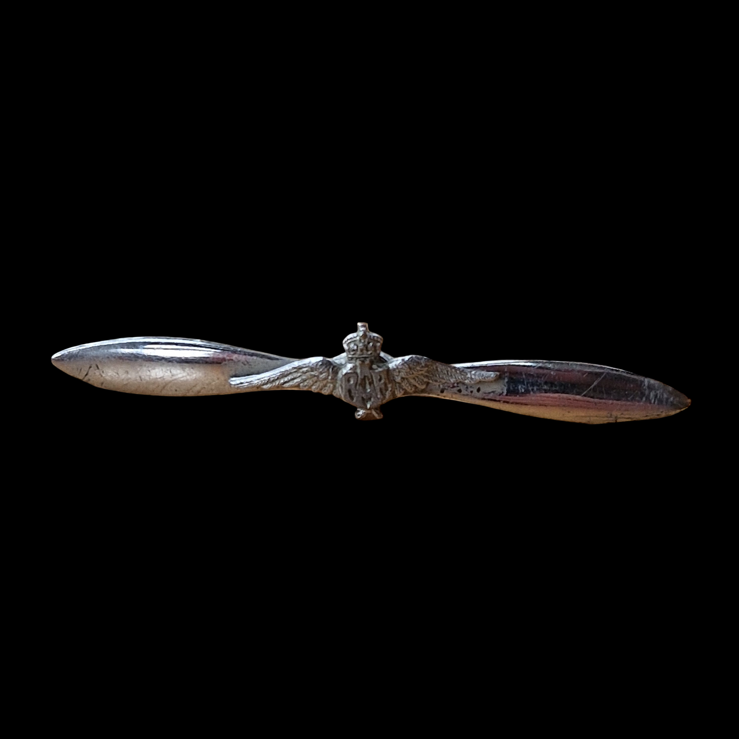 WW2 Royal Air Force Tie Pin Badge King's Crown