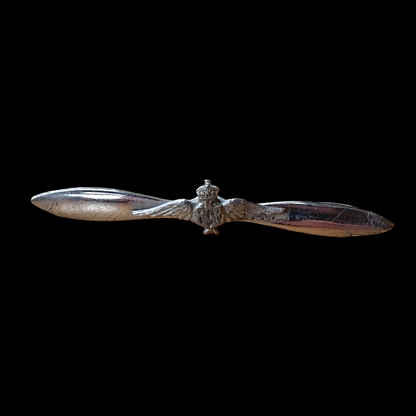 WW2 Royal Air Force Tie Pin Badge King's Crown