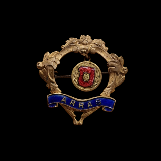 WW1 Arras France Souvenir Badge World War One Battlefield Souvenir