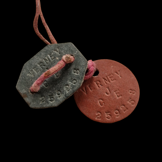 WW2 British Officer’s Identity Discs – Royal Engineers  Second World War