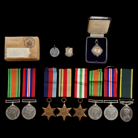 Gillies Family Edinburgh WW2 British Medal Groups RAF & Royal Artillery Officer