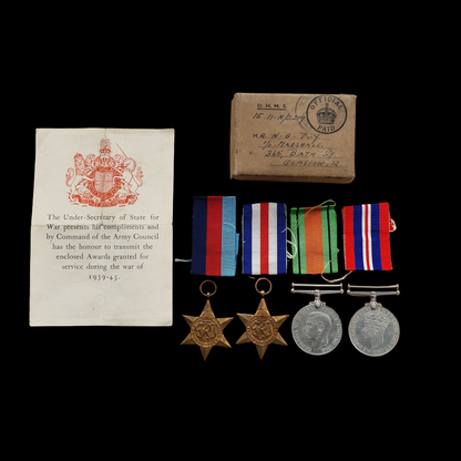 964 Port Construction & Repair Company, Royal Engineers WW2 Medal Group Glasgow