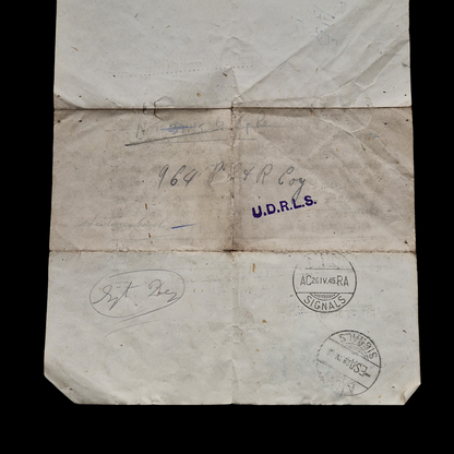 964 Port Construction & Repair Company, Royal Engineers WW2 Medal Group Glasgow