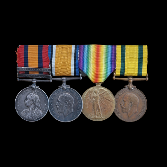 Scottish Horse Boer War WW1 Group Territorial Force War Medal Kingussie Camerons