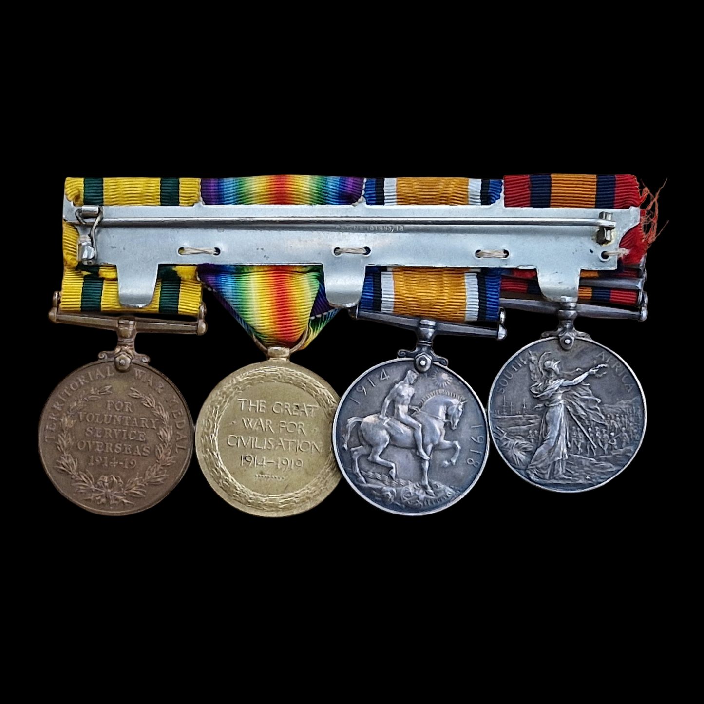 Scottish Horse Boer War WW1 Group Territorial Force War Medal Kingussie Camerons