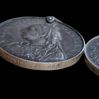 Scottish Horse Boer War WW1 Group Territorial Force War Medal Kingussie Camerons