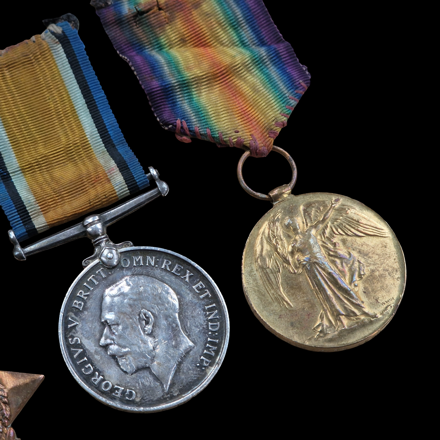 Cameron Highlanders PIPER WW1 Medal Trio 1914 Christmas Tin from Girvan, Ayr