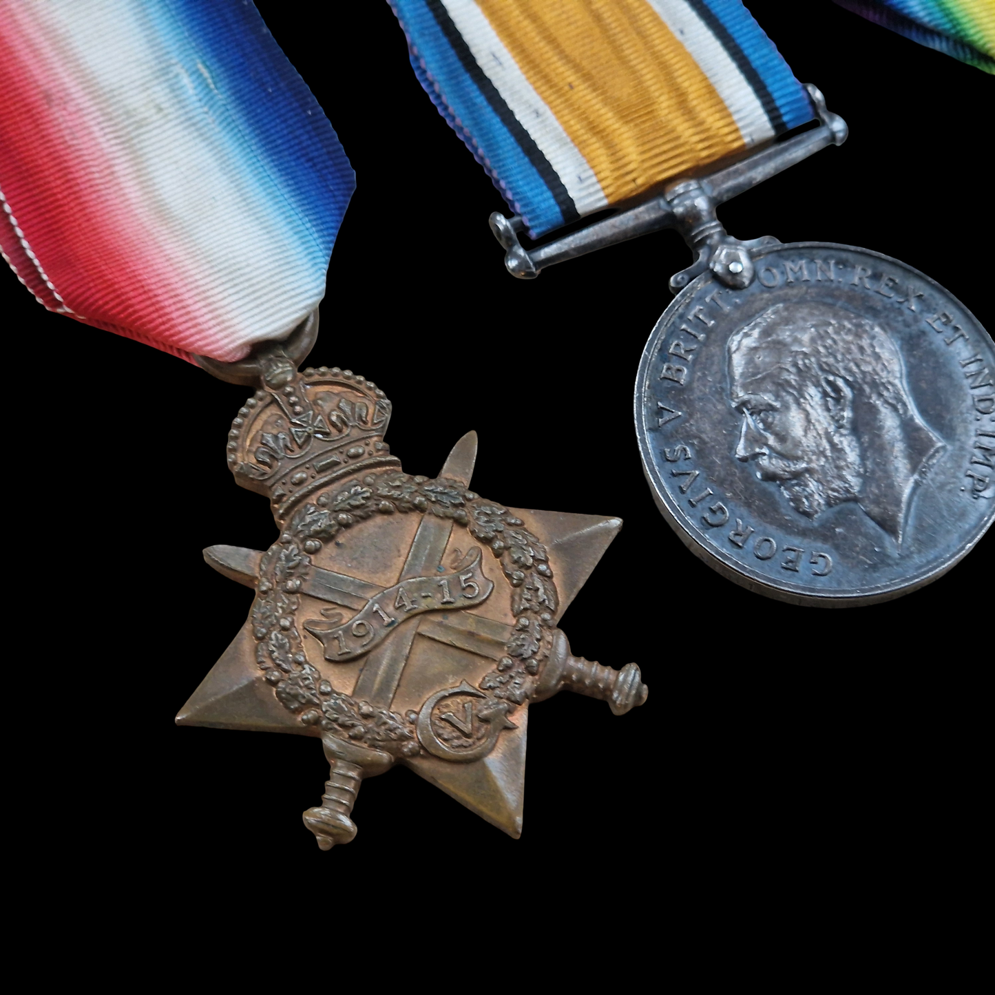 4th Middlesex Regiment RE WW1 Medal Trio POW 1918 Believed Killed from Ratcliffe