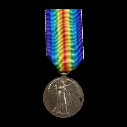 Seaforth Highlanders KIA Dec 1917 WW1 Victory Medal from Aberdeen