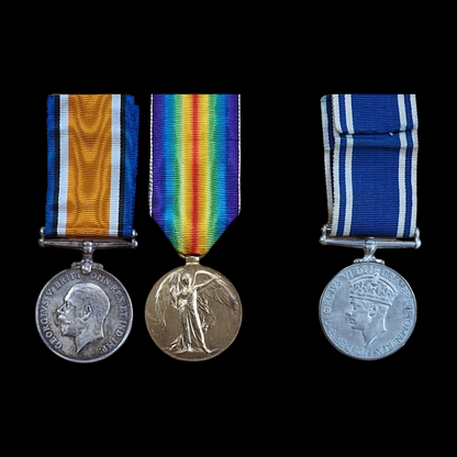 Brothers: Nelson Bn. Royal Naval Div. KIA Arras 1917 WW1 Medal Pair Scots Guards