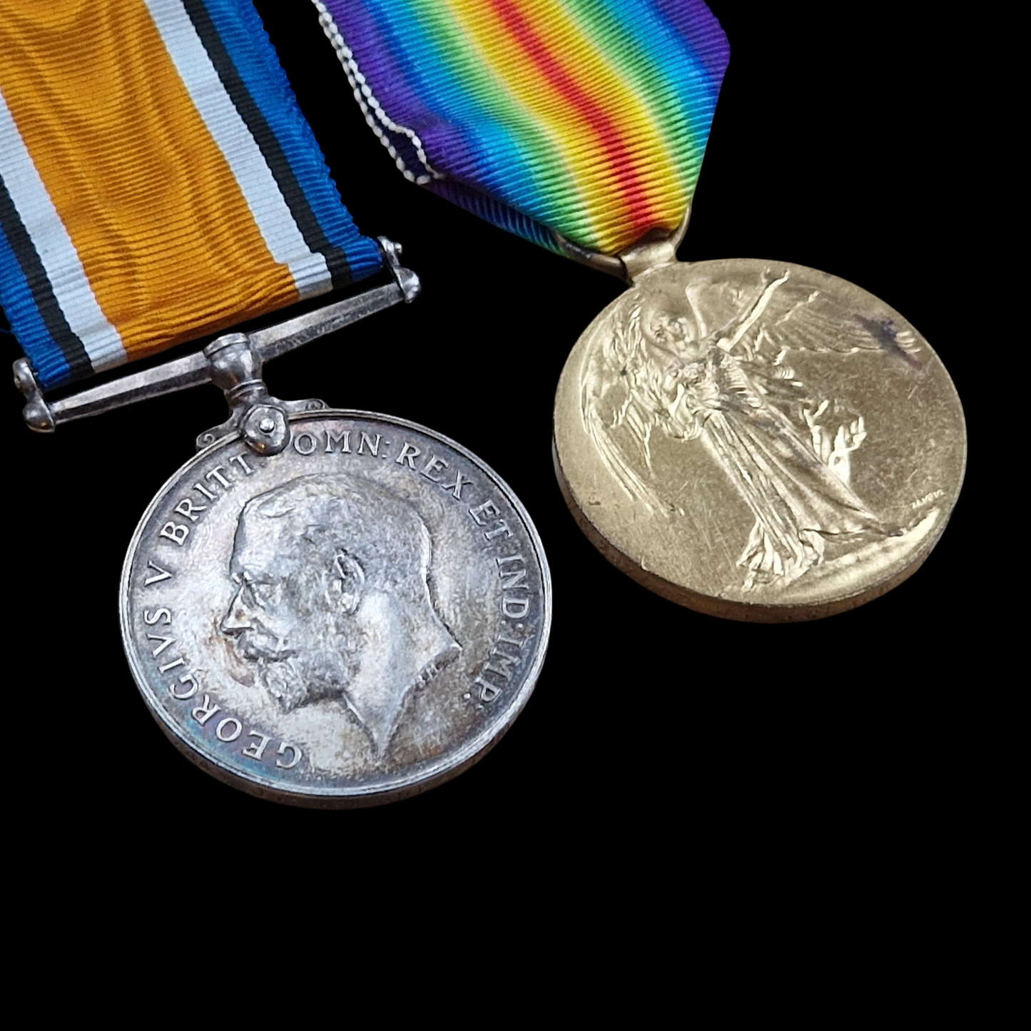 Brothers: Nelson Bn. Royal Naval Div. KIA Arras 1917 WW1 Medal Pair Scots Guards