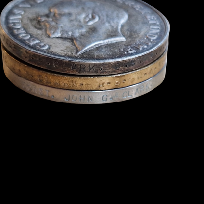 Brothers: Nelson Bn. Royal Naval Div. KIA Arras 1917 WW1 Medal Pair Scots Guards